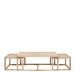 Cornus Coffee Table in Oak Set of 3