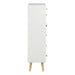 Thais White Shabby Chic Multi Coloured 13 Drawer Chest