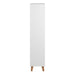 Mitra Shoe Cabinet 3 Flip Down Doors in White