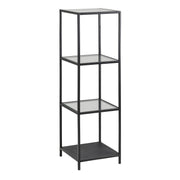 Seaford Narrow Metal Bookcase with 3 Shelves