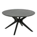 I_Duncan Round Coffee Table in Black 80x45cm