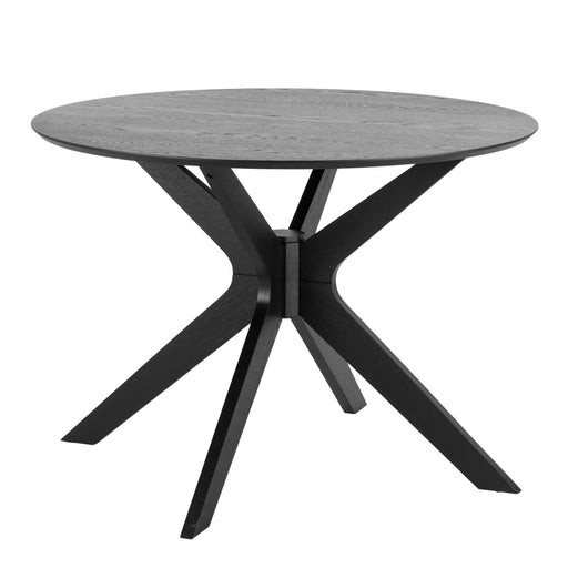 I_Duncan Round Coffee Table in Black 105x75cm