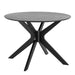 I_Duncan Round Coffee Table in Black 105x75cm