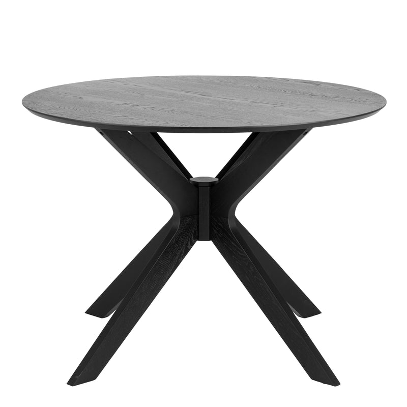 I_Duncan Round Coffee Table in Black 105x75cm