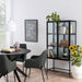 I_Duncan Round Coffee Table in Black 105x75cm