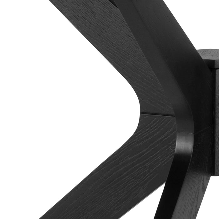 I_Duncan Round Coffee Table in Black 105x75cm