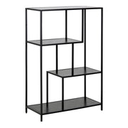 Seaford Metal Asymmetrical Bookcase with 3 Shelves