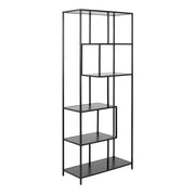Seaford Tall Metal Bookcase with 5 Shelves