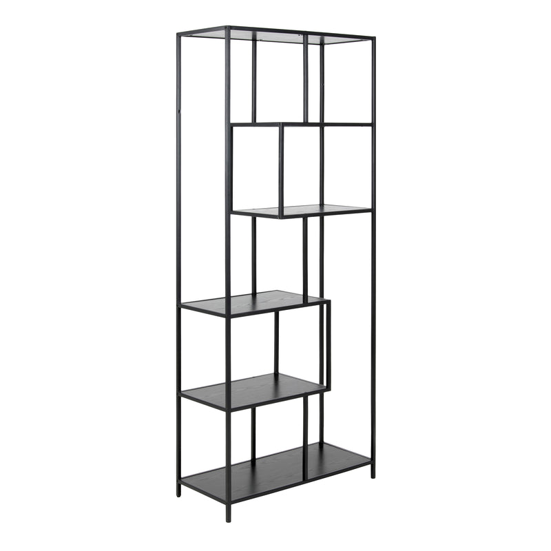 Seaford Tall Metal Bookcase with 5 Shelves