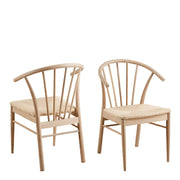 Cassandra Dining Chair with Armrest Set of 2