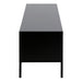 Seaford TV Unit 2 Doors 1 Drawer in Black & Oak