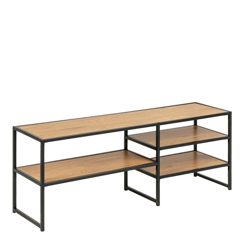 Seaford Metal Open TV Unit with 3 Shelves