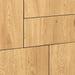 Seaford 3 Door 2 Drawer Sideboard in Black & Oak