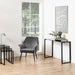 Katrine Console Table with Smoked Glass Top