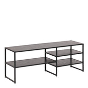Seaford Metal Open TV Unit with 3 Shelves