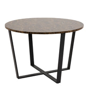 Amble Round Dining Table with Melamine Top and Legs