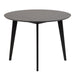 Roxby Round Dining Table in Black 105x76cm