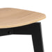 Roxby Round Dining Table in Oak & Black Included 4 Roxby Dining Chairs in Black and Oak