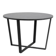 Amble Round Dining Table with Melamine Top and Legs