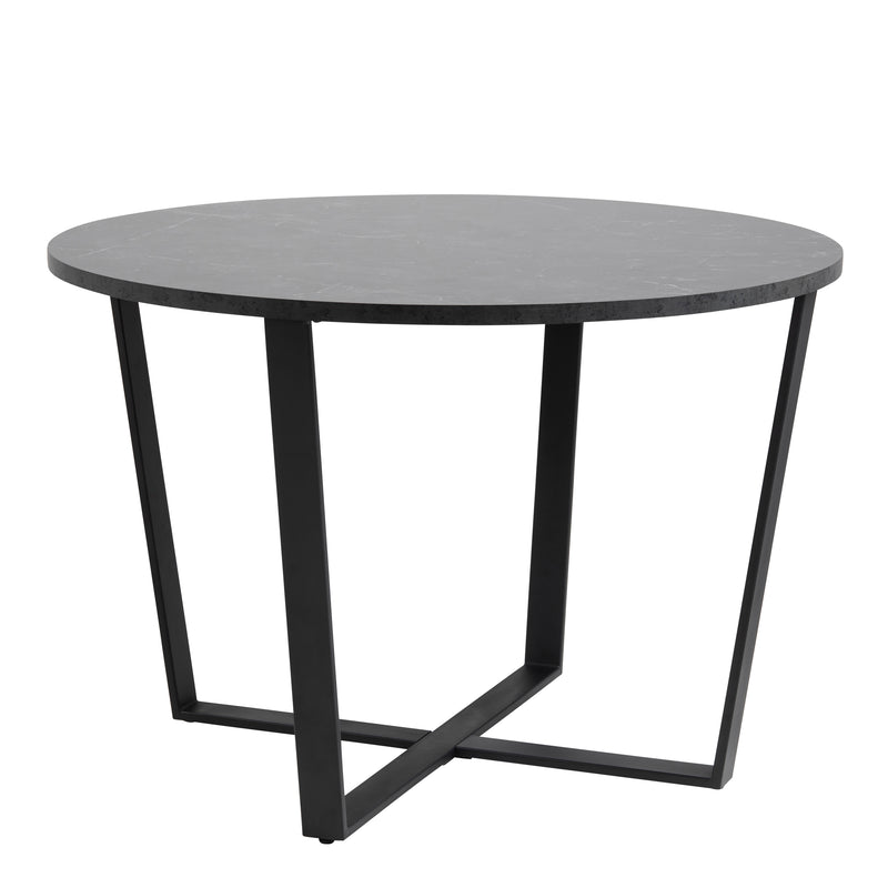 Amble Round Dining Table with Melamine Top and Legs