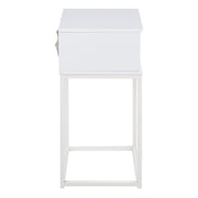 Mitra 1 Drawer Bedside Table in White