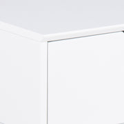 Mitra 1 Drawer Bedside Table in White