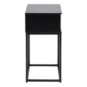 Mitra 1 Drawer Bedside Table in Black