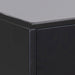 Mitra 1 Drawer Bedside Table in Black