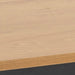 Seaford Dining Table in Black & Oak