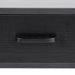 Seaford Bedside Table with 1 Drawer in Black