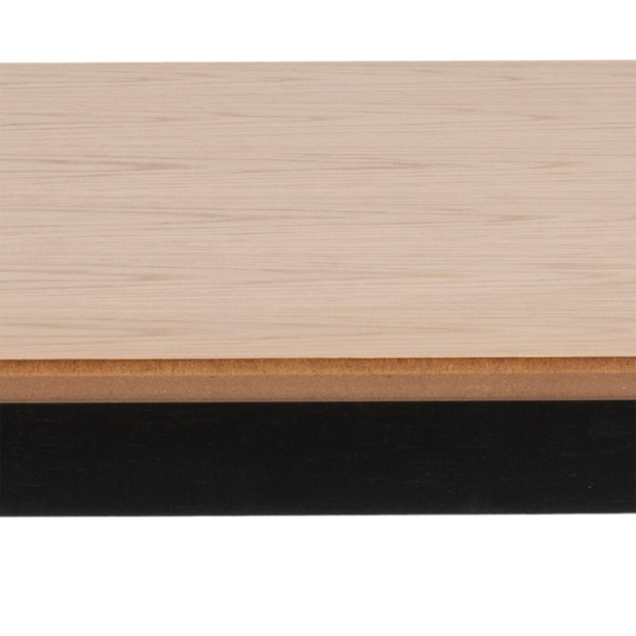 Roxby Dining Table in Oak & Black