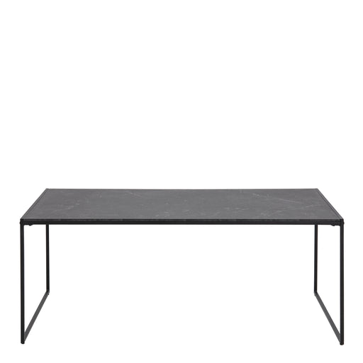 Infinity Coffee Table in Matt Black