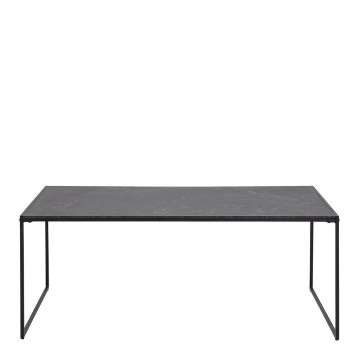 Infinity Coffee Table in Matt Black