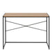 Seaford Office Desk in Black & Oak