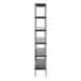Angus Bookcase with 5 Shelves in Black