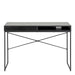 Seaford 1 Drawer Office Desk in Ash Black