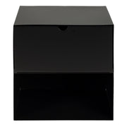 Joliet 1 Drawer Wallmounted Bedside Table in Matt Black