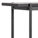 Angus Small Bookcase with 2 Sliding Doors in Black