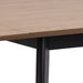 Roxby Extending Dining Table 80-120cm in Oak & Black Included 2 Roxby Dining Chairs in Black and Oak