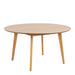 Roxby Round Dining Table in Oak 140x76cm Included 4 Roxby Dining Chairs in Oak