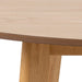 Roxby Round Dining Table in Oak 140x76cm Included 4 Roxby Dining Chairs in Oak