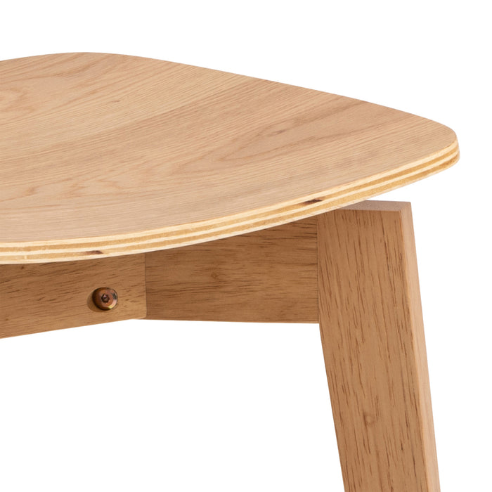 Roxby Round Dining Table in Oak 140x76cm Included 4 Roxby Dining Chairs in Oak