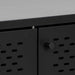 Newcastle 3 Door Sideboard in Matt Black