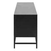 Newcastle 3 Door Sideboard in Matt Black