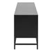 Newcastle 3 Door Sideboard in Matt Black