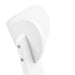 Roxby Square Dining Table in White Included 2 Roxby Dining Chair in White