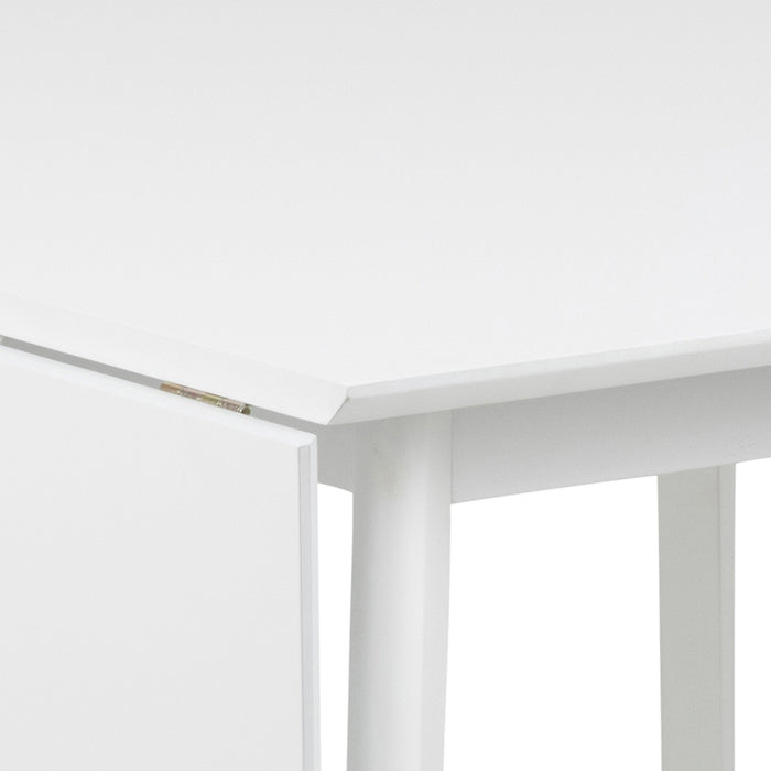 Roxby Square Dining Table in White Included 2 Roxby Dining Chair in White