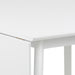 Roxby Square Dining Table in White Included 2 Roxby Dining Chair in White
