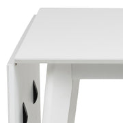 Roxby Square Dining Table in White Included 2 Roxby Dining Chair in White