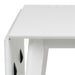 Roxby Square Dining Table in White Included 2 Roxby Dining Chair in White